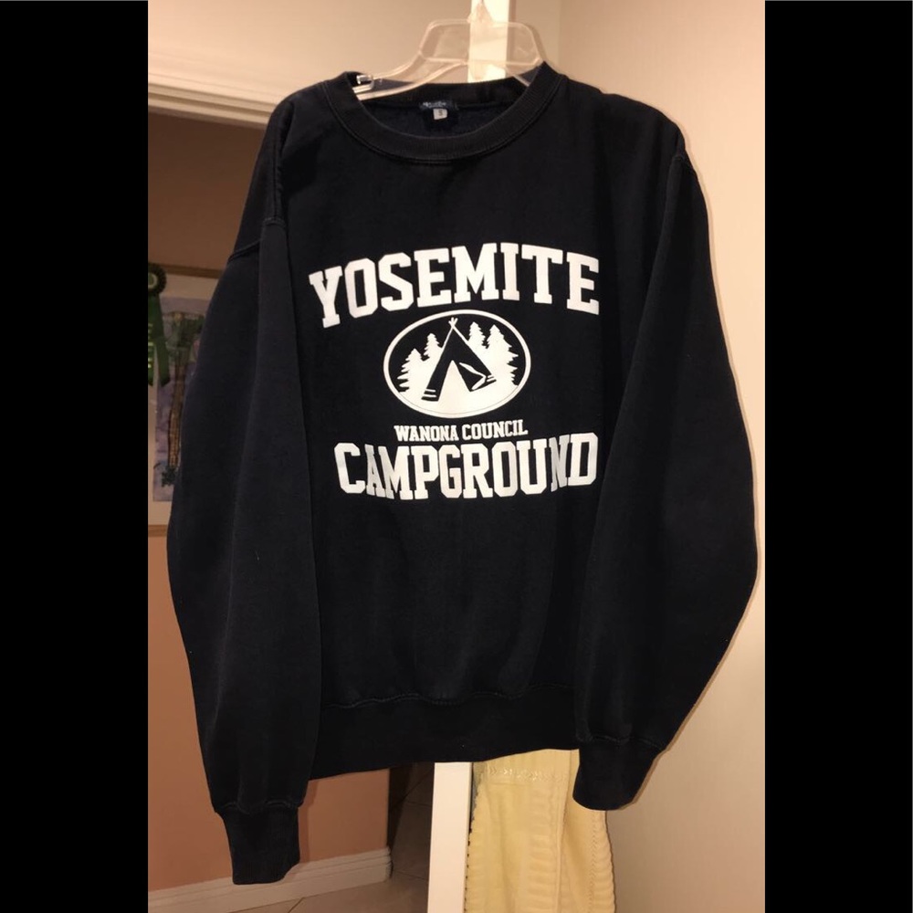 yosemite campground sweatshirt